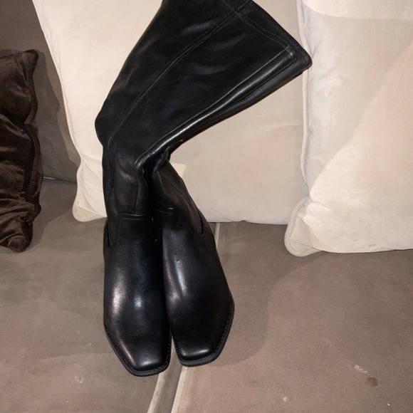27 Edit Naturalizer Black Wide-Calf Boots — Size 7.5 (NWT) - Picture 4 of 7